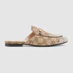 Gucci Women’s Princetown slipper with crystal Horsebit